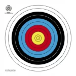 papel para diana fita 80x80 cm