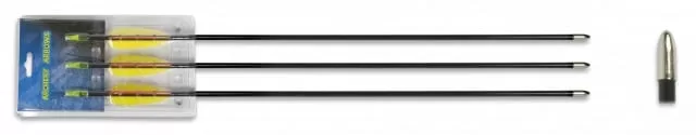 set 3 flechas fibra 28 pulgadas