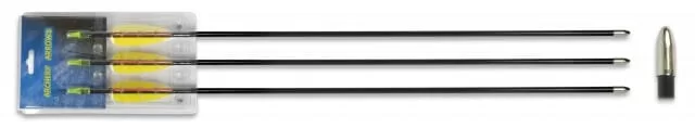 set 3 flechas fibra 30