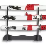 set 3 katanas con peana tole10