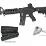 Arma GOLDEN EAGLE ELECTRICA 6624 Metálica